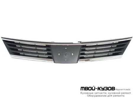 РЕШЕТКА РАДИАТОРА ГРУНТ , С ХРОМ МОЛДИНГ (ТАЙВАНЬ) для Nissan TIIDA (2007-)