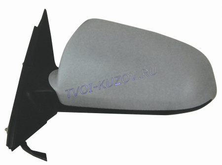 ЗЕРКАЛО левое под покраску с подогревом асфер  - для AUDI A4