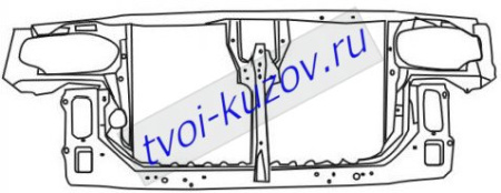 MAXIMA QX (, CEFIRO CA33) ПАНЕЛЬ ПЕРЕДНЯЯ (телевизор, суппорт радиатора)