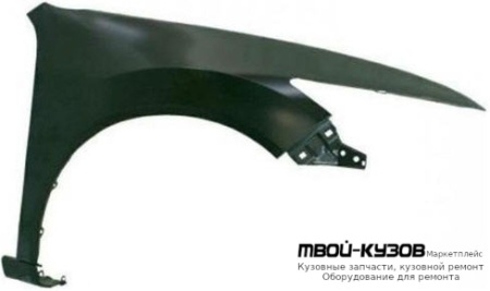 КРЫЛО ПЕРЕДНИЙ ПРАВАЯ СТОРОНА МЕТАЛЛ БЕЗ ОТВ ПОД ПОВТОРИТЕЛЬ (ТАЙВАНЬ) для Honda ACCORD (2008-2012) ЕВРОПА