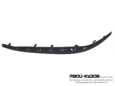 МОЛДИНГ БАМПЕРА ПЕРЕДНИЙ ЛЕВАЯ СТОРОНА П/ ХРОМ (КИТАЙ) для Skoda OCTAVIA (2004-2008)