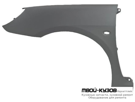КРЫЛО ПЕРЕДНИЙ ЛЕВАЯ СТОРОНА ПЛАСТИК (ТАЙВАНЬ) для Peugeot 307 (08.2001-)