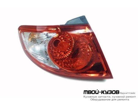 ФОНАРЬ ЗАДНИЙ ВНЕШНИЙ ЛЕВАЯ СТОРОНА (КИТАЙ) для Hyundai SANTA FE (2006-2011)
