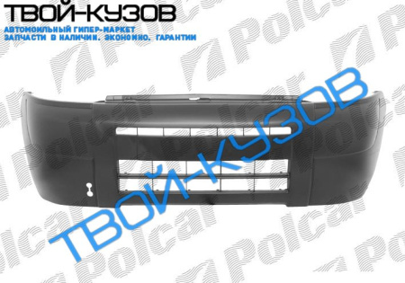 BERLINGO/PEU PARTNER 02-08 БАМПЕР ПЕРЕДНИЙ ЧЕРНЫЙ
