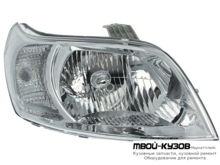 ФАРА ПРАВАЯ СТОРОНА С КОРРЕКТОР (ХЭТЧБЭК) (DEPO) для Chevrolet AVEO T255 ХЭТЧБЭК (2008-), Ravon NEXIA R3 (2016-)