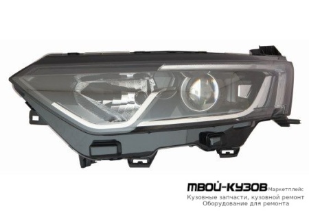 ФАРА ЛЕВАЯ СТОРОНА ЛИНЗОВАННАЯ С КОРРЕКТОР , ДИОД (DEPO) для Renault KOLEOS (2016-)