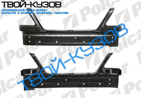 W202C (SDN) 0393-0301 ПАНЕЛЬ ЗАДНЯЯ С РАМКАМИ ФОНАРЕЙ