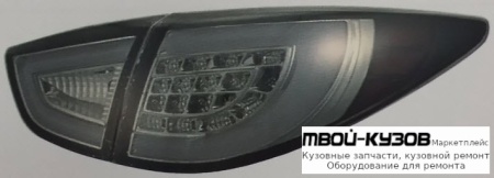 ФОНАРЬ ЗАДНИЙ ВНЕШНИЙ+ВНУТР ЛЕВАЯ + ПРАВАЯ (КОМПЛЕКТ) ТЮНИНГ С ДИОД СВЕТЯЩ.СЕКЦИЯМИ ТОНИР (SONAR) ВНУТРИ КРАСНЫЙ-БЕЛ для Hyundai IX35 (2010-)