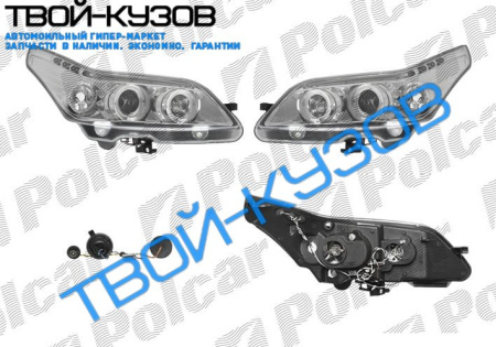 C4 05- ФАРЫ ТЮНИНГ АНГЕЛЬСКИЕ ГЛАЗКИ ХРОМ КОМПЛЕКТ