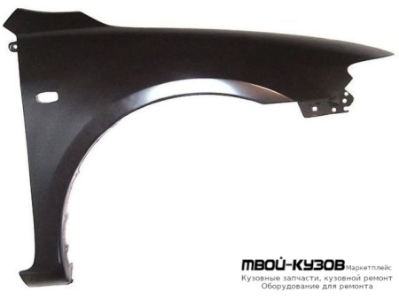 КРЫЛО ПЕРЕДНИЙ ПРАВАЯ СТОРОНА С ОТВ ПОД ПОВТОРИТЕЛЬ (ТАЙВАНЬ) для Mazda 6 (2002-2007)