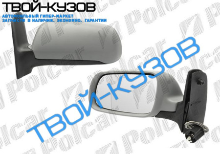 SHARAN/GALAXY/ALHAMBRA 95- ЗЕРКАЛО ЛЕВОЕ МЕХАНИЧЕСКОЕ ПОД ПОКРАСКУ