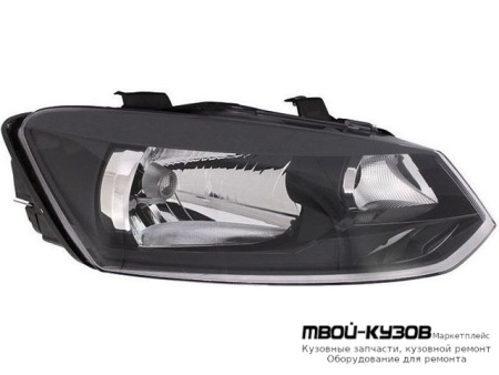ФАРА ПРАВАЯ СТОРОНА С КОРРЕКТОР (СЕДАН) (DEPO) для Volkswagen POLO (09.2010 - 2020)