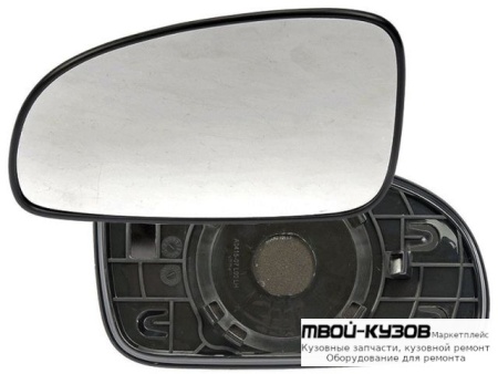 СТЕКЛО ЗЕРКАЛА ЛЕВАЯ СТОРОНА С ПОДОГРЕВОМ (CONVEX) (ТАЙВАНЬ) для Chevrolet AVEO T300 (2011-)