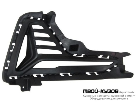 РЕШЕТКА БАМПЕРА ПЕРЕДНИЙ ПРАВАЯ СТОРОНА С ОТВЕРСТИЯМИ ПОД ПРОТИВОТУМАННЫЕ ФАРЫ (КИТАЙ) для Hyundai SOLARIS (2017-)