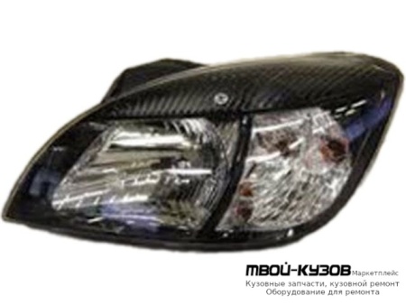 ФАРА ЛЕВАЯ СТОРОНА ВНУТРИ ЧЁРНЫЙ (КИТАЙ) для KIA RIO III (2005-)