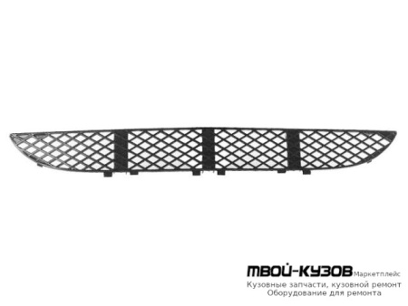 РЕШЕТКА БАМПЕРА ПЕРЕДНИЙ ЦЕНТРАЛ для Mercedes W210 (08.1995 - 08.1999) (09.1999 - 06.2002)