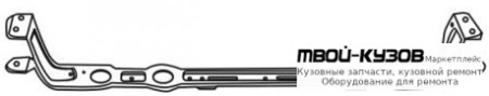 БАЛКА СУППОРТА РАДИАТ НИЖН (USA) (ТАЙВАНЬ) для Ford FOCUS (11.1998 - 10.2001) (11.2001-)