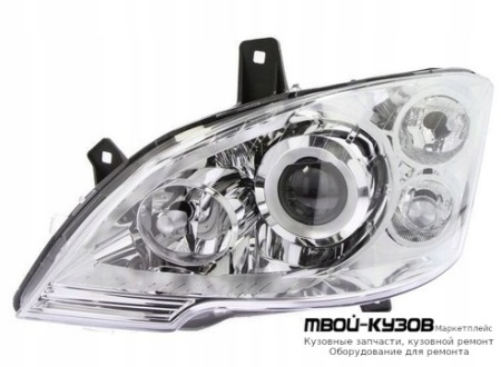ФАРА ЛЕВАЯ СТОРОНА ЛИНЗОВАННАЯ (БИКСЕНОН) С КОРРЕКТОР (DEPO) для Mercedes VITO (2003-)