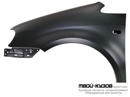 КРЫЛО ПЕРЕДНИЙ ЛЕВАЯ СТОРОНА С ОТВ ПОД ПОВТОРИТЕЛЬ (ТАЙВАНЬ) для Volkswagen CADDY (2004-2009)