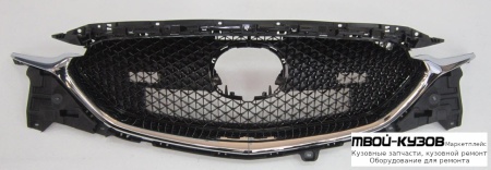 РЕШЕТКА РАДИАТОРА В СБОРЕ С ХРОМ МОЛДИНГ (КИТАЙ) для Mazda CX5 (2017-)