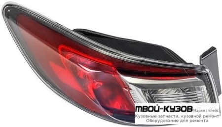 ФОНАРЬ ЗАДНИЙ ВНЕШНИЙ ЛЕВАЯ СТОРОНА (СЕДАН) (DEPO) для Mazda 3 (2009-)