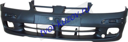 ALMERA БАМПЕР передний загрунтов. (под покраску)