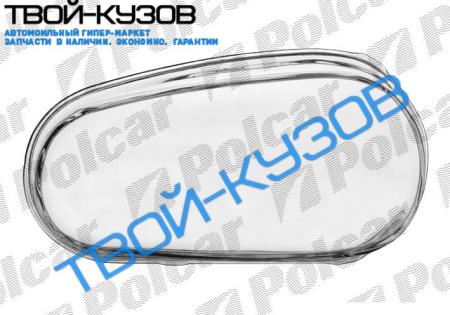 GOLF 4 98- СТЕКЛО ФАРЫ L