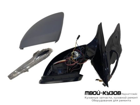 ЗЕРКАЛО ЛЕВАЯ СТОРОНА ЭЛЕКТР С ПОДОГРЕВОМ , ПОДСВЕТ , СИГНАЛ СЛЕПЫХ ЗОН АВТОСКЛАДЫВ ПАМЯТЬЮ УКАЗАТЕЛЬ ПОВОРОТА (ASPHERICAL) (ТАЙВАНЬ) для Mercedes W213 (2016-)