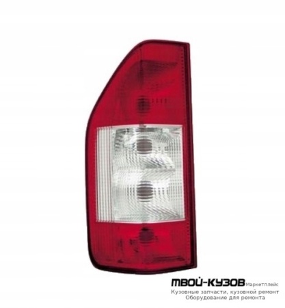 ФОНАРЬ ЗАДНИЙ ВНЕШНИЙ ЛЕВАЯ СТОРОНА КРАСНЫЙ-БЕЛ (КИТАЙ) для Mercedes SPRINTER (02.2000-)