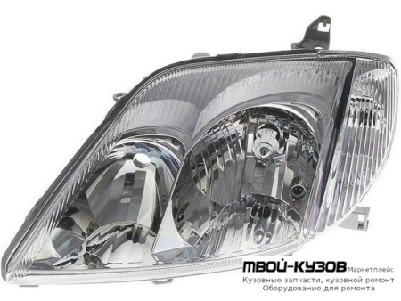 ФАРА ЛЕВАЯ СТОРОНА ПОД КОРРЕКТОР (СЕДАН) (УНИВЕРСАЛ) (DEPO) для Toyota COROLLA DE120 / ZE120 (2002-) СЕДАН / УНИВЕРСАЛ