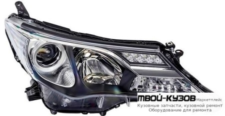 ФАРА ПРАВАЯ СТОРОНА ДИОД ПОД КОРРЕКТОР (DEPO) для Toyota RAV4 (2013-)