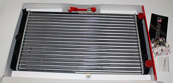 Радиатор охлаждения ВАЗ-2112 инжектор алюминиевый (Fenox) RC00005C3