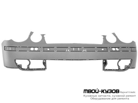 БАМПЕР ПЕРЕДНИЙ (3 ДВ) (5 ДВ) ГРУНТ (ТАЙВАНЬ) для Volkswagen POLO (08.2001 - 2009)