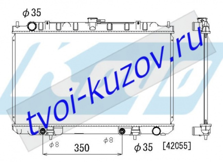 MAXIMA QX РАДИАТОР ОХЛАЖДЕН AT 2 3 (KOYO)