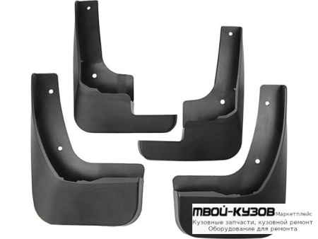 БРЫЗГОВИК ПЕРЕДНИЙ КРЫЛА ЛЕВАЯ + ПРАВАЯ (КОМПЛЕКТ) + ЗАДНИЙ (4 ШТ) (КИТАЙ) для Peugeot 301 (2013-)