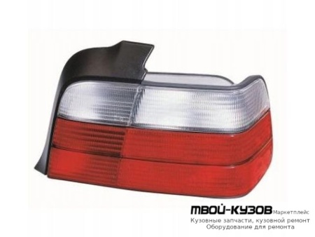 ФОНАРЬ ЗАДНИЙ ВНЕШНИЙ ПРАВАЯ СТОРОНА (СЕДАН) (DEPO) БЕЛ-КРАСНЫЙ для BMW E36 (12.1990 - 01.2000)