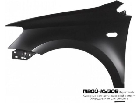 КРЫЛО ПЕРЕДНИЙ ЛЕВАЯ СТОРОНА С ОТВ ПОД ПОВТОРИТЕЛЬ (СЕДАН) (РОССИЯ) для Volkswagen POLO (09.2010 - 2020)