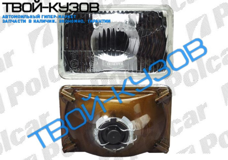 УНИВЕРСАЛЬНАЯ ФАРА БЕЗ ГАБАРИТА  H4  ФАРА 106Х165