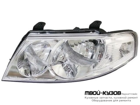 ФАРА ЛЕВАЯ СТОРОНА БЕЗ КОРРЕКТОР (КИТАЙ) для Nissan ALMERA CLASSIC (01.2006-)