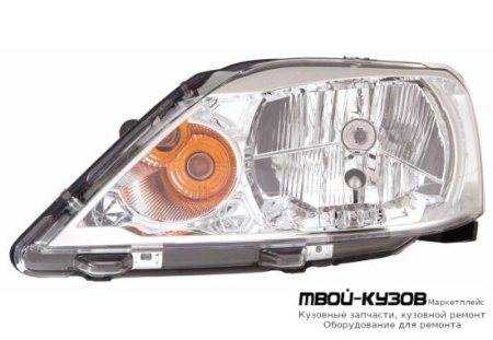 ФАРА ЛЕВАЯ СТОРОНА (DEPO) для Renault LOGAN (2005-2014)