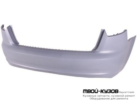 БАМПЕР ЗАДНИЙ БЕЗ ОТВ ПОД ДАТЧИКИ ГРУНТ (ТАЙВАНЬ) для Audi A3 (2008-2011)