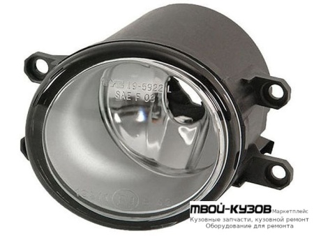 ФАРА ПРОТИВОТУМАННАЯ ЛЕВАЯ СТОРОНА (DEPO) для Toyota COROLLA E180 (2013-), Toyota HIGHLANDER (2014-), Toyota LANDCRUISER PRADO 150 (2009-2017), Lexus ES250 / 350 (2012-), Lexus GS300 / 430 (2012-), Lexus RX 270 / 350/450h (2012-)