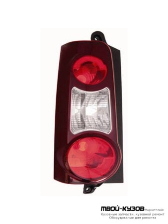 ФОНАРЬ ЗАДНИЙ ВНЕШНИЙ ЛЕВАЯ СТОРОНА П/ ДВОЙН ДВЕРЬ ТОНИР (DEPO) для Peugeot PARTNER (2008-2015), Citroen BERLINGO (2008-), Citroen BERLINGO (2013-) / PEUGEOT PARTNER (2015-)