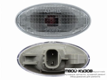 ПОВТОРИТЕЛЬ ПОВОРОТА В КРЫЛО ЛЕВАЯ + ПРАВАЯ (КОМПЛЕКТ) ТОНИР С ДИОД для Mazda 6 (2002-2007)