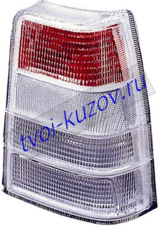 KADETT ФОНАРЬ задний внешний левый вместе с правым (КОМПЛЕКТ) ТЮНИНГОВАН. (5 дв) кроме (УНИВЕРСАЛ) ПОЛНОСТЬЮ белого цвета