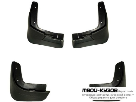 БРЫЗГОВИК ЗАДНИЙ КРЫЛА ЛЕВАЯ + ПРАВАЯ (КОМПЛЕКТ) (4 ШТ) (КИТАЙ) для Daewoo LANOS (1998-) CHEVROLET LANOS (2002-)