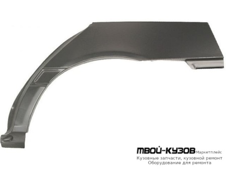 АРКА РЕМ.КРЫЛА ЗАДНИЙ ЛЕВАЯ СТОРОНА (KLOKKERHOLM) для Mercedes W203 (07.2000-)