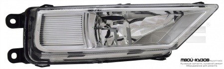 ФАРА П / Т ЛЕВАЯ ХРОМ для TIGUAN 16-