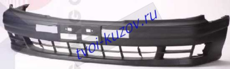 MAXIMA QX БАМПЕР переднийИЙ с отверстием под повторитель поворота под ФОНАРИ черного цвета