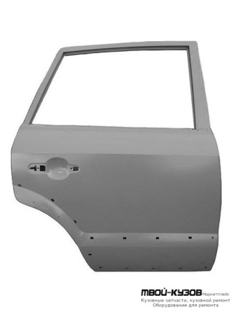 ДВЕРЬ ЗАДНИЙ ПРАВАЯ СТОРОНА С ОТВ П/ МОЛДИНГ (КИТАЙ) для Hyundai TUCSON (04.2004-)